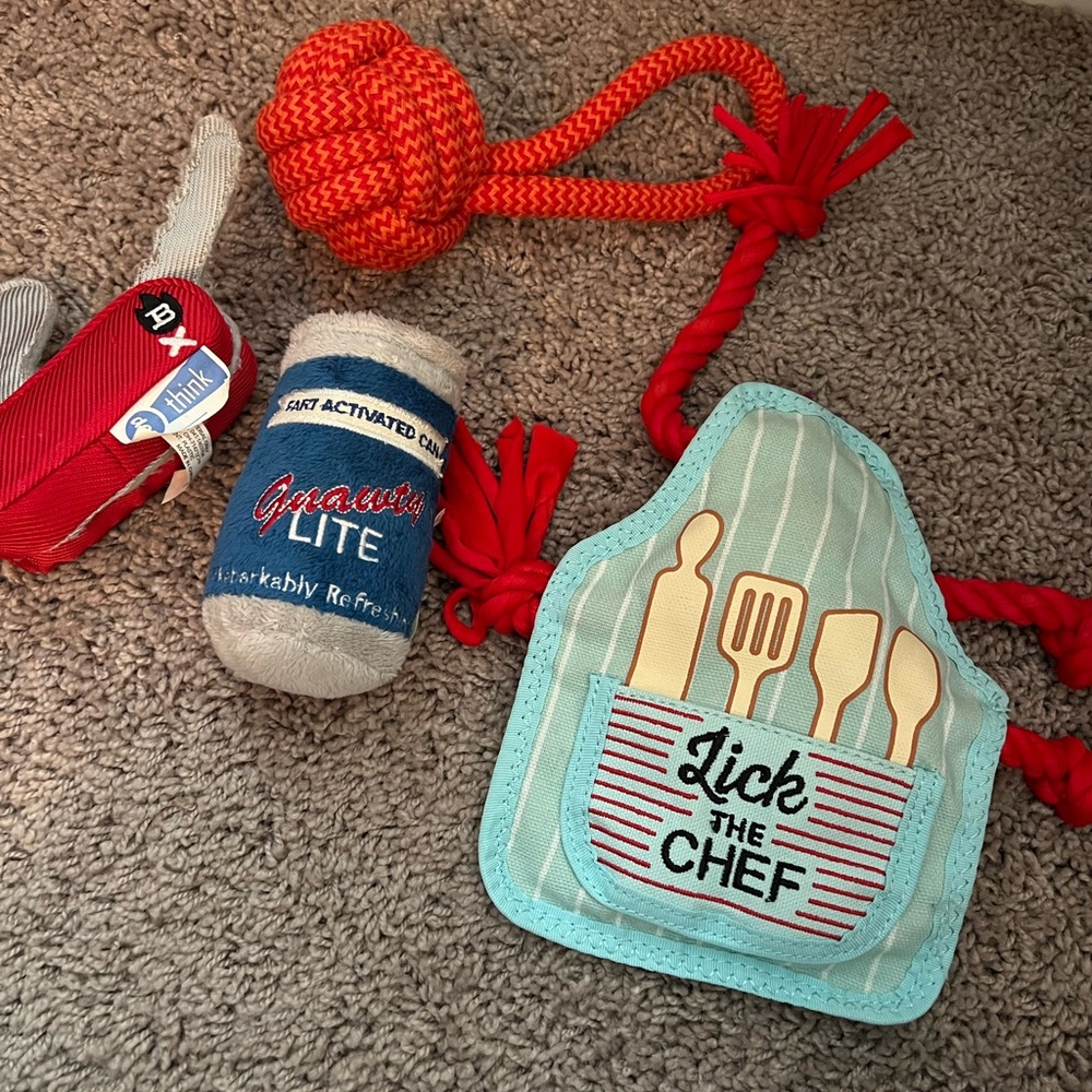 Barkbox dog toys